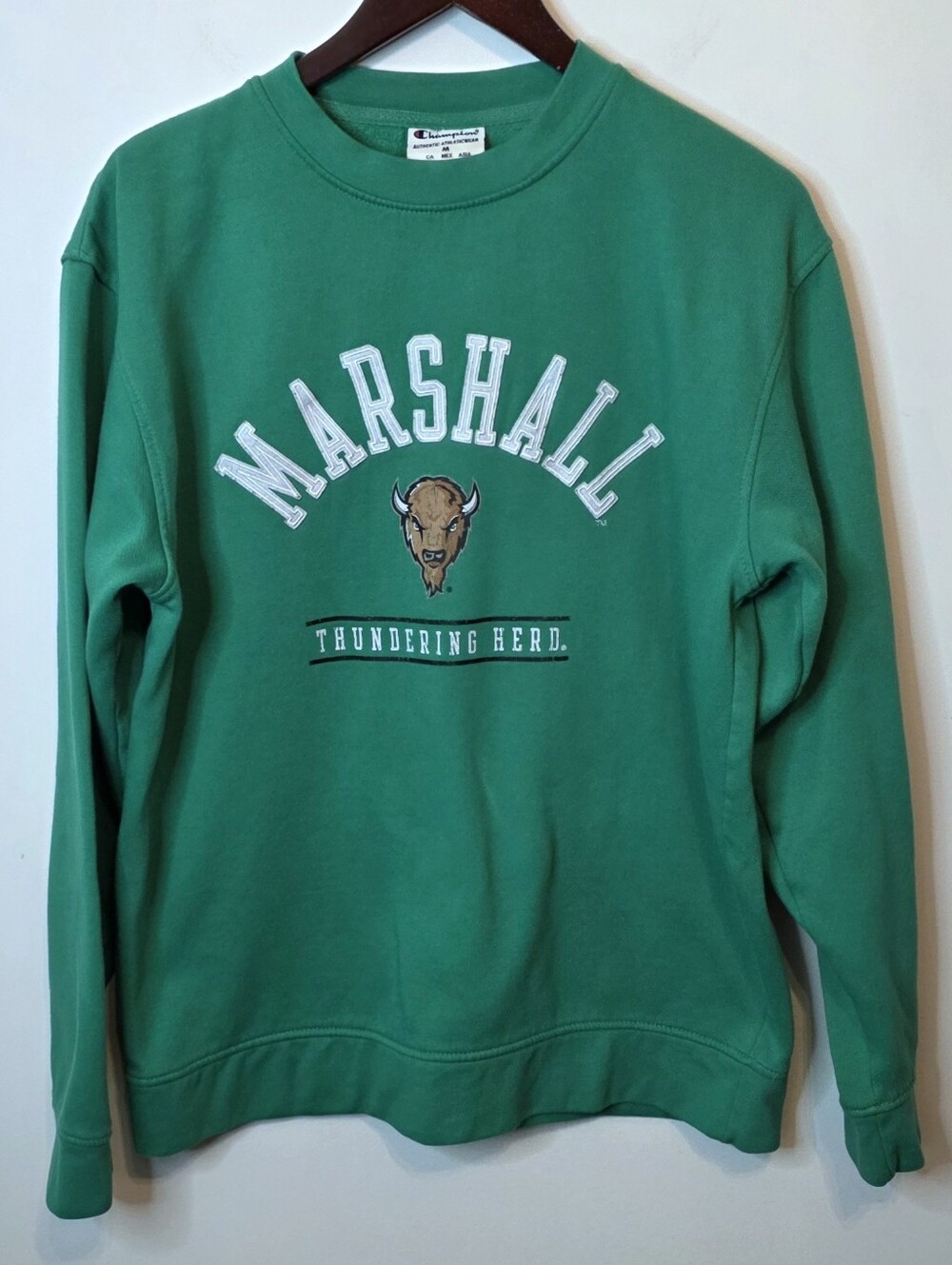 Champion Marshall University Thundering Herd Crewneck Sweatshirt Size Medium